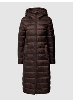 Płaszcz pikowany z kapturem ze sklepu Peek&Cloppenburg  w kategorii Płaszcze damskie - zdjęcie 161336644