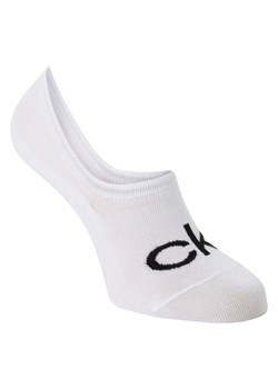 Calvin Klein Damskie skarpety do obuwia sportowego Kobiety Bawełna biały nadruk ze sklepu vangraaf w kategorii Skarpetki damskie - zdjęcie 161337904