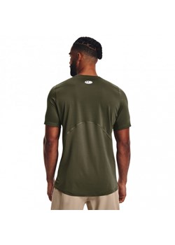 Męska koszulka treningowa Under Armour UA HG Armour Fitted SS - khaki ze sklepu Sportstylestory.com w kategorii T-shirty męskie - zdjęcie 161340973