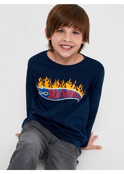 Sinsay - Koszulka Hot Wheels - granatowy ze sklepu Sinsay w kategorii T-shirty chłopięce - zdjęcie 161343154