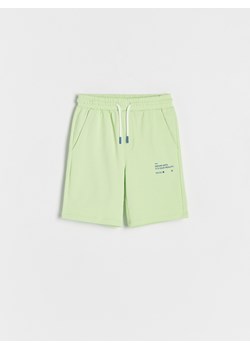 Reserved - Szorty bermudy - jasnozielony ze sklepu Reserved w kategorii Spodenki chłopięce - zdjęcie 161350174