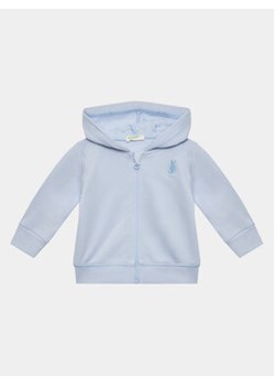 United Colors Of Benetton Bluza 3J70A500R Niebieski Regular Fit ze sklepu MODIVO w kategorii Bluzy i swetry - zdjęcie 161356400