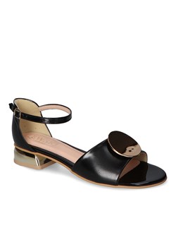 Sandały Lewski 3351 Czarne lico ze sklepu Arturo-obuwie w kategorii Sandały damskie - zdjęcie 161357130