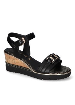 Sandały Tamaris 1-28702-20/001 Czarne ze sklepu Arturo-obuwie w kategorii Sandały damskie - zdjęcie 161357361