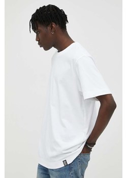G-Star Raw t-shirt bawełniany kolor biały gładki ze sklepu ANSWEAR.com w kategorii T-shirty męskie - zdjęcie 161364110