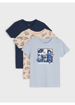Sinsay - Koszulki 3 pack - błękitny ze sklepu Sinsay w kategorii T-shirty chłopięce - zdjęcie 161364352