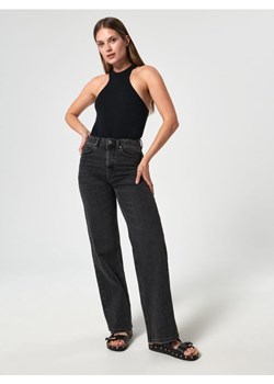 Sinsay - Jeansy wide leg high waist - czarny ze sklepu Sinsay w kategorii Jeansy damskie - zdjęcie 161364654