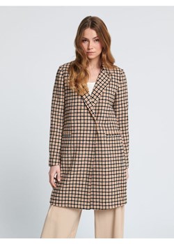 Sinsay - Płaszcz z wełną - kremowy ze sklepu Sinsay w kategorii Płaszcze damskie - zdjęcie 161385253