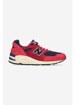 New Balance sneakersy M990AD2 kolor czerwony M990AD2-AD2 ze sklepu PRM w kategorii Buty sportowe damskie - zdjęcie 161391473