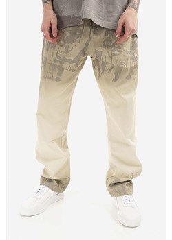 A-COLD-WALL* spodnie Dye Tech męskie kolor beżowy ACWMJS004. ze sklepu PRM w kategorii Spodnie męskie - zdjęcie 161391780