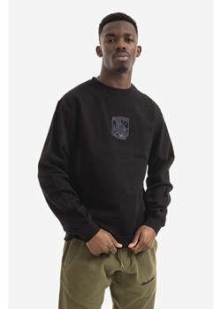 Maharishi bluza bawełniana męska kolor czarny z aplikacją 8075.BLACK-BLACK ze sklepu PRM w kategorii Bluzy męskie - zdjęcie 161392073
