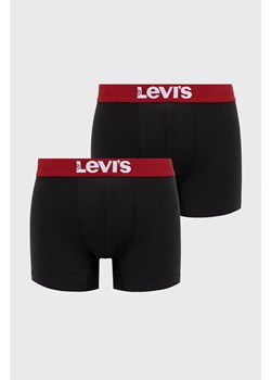 Levi's Bokserki (2-pack) męskie kolor czarny 37149.0272-black ze sklepu PRM w kategorii Majtki męskie - zdjęcie 161392441