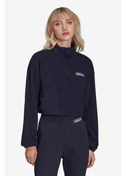 adidas Originals bluza damska kolor granatowy z aplikacją HL0052-GRANATOWY ze sklepu PRM w kategorii Bluzy damskie - zdjęcie 161392860