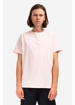 Norse Projects t-shirt bawełniany kolor różowy gładki N01.0559.5507-5507 ze sklepu PRM w kategorii T-shirty męskie - zdjęcie 161393503