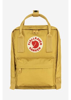 Fjallraven plecak Kanken Mini kolor żółty mały z aplikacją F23561.135-135 ze sklepu PRM w kategorii Plecaki - zdjęcie 161394474