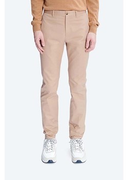 A.P.C. spodnie bawełniane Chino Classique COZBA.H08119-BEIGE ze sklepu PRM w kategorii Spodnie męskie - zdjęcie 161394480