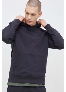 New Balance bluza bawełniana męska kolor szary z kapturem gładka MT23565PHM-PHM ze sklepu PRM w kategorii Bluzy męskie - zdjęcie 161394552