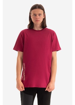 Maharishi t-shirt bawełniany kolor fioletowy z nadrukiem 9752.PLUM-PLUM ze sklepu PRM w kategorii T-shirty męskie - zdjęcie 161394784