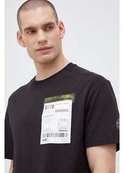 Puma t-shirt bawełniany kolor czarny z aplikacją 536315-01 ze sklepu PRM w kategorii T-shirty męskie - zdjęcie 161395160