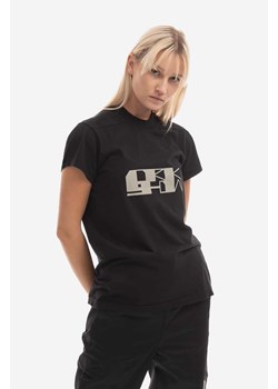 Rick Owens t-shirt bawełniany kolor czarny DS02B4208.RNEP4-Black ze sklepu PRM w kategorii Bluzki damskie - zdjęcie 161396171