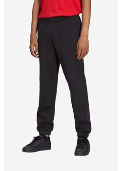 adidas Originals spodnie dresowe bawełniane Premium Essentials Pants kolor czarny gładkie HB7501-CZARNY ze sklepu PRM w kategorii Spodnie męskie - zdjęcie 161396863