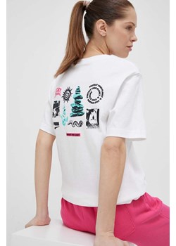 Puma t-shirt bawełniany kolor biały 538362-02 ze sklepu PRM w kategorii Bluzki damskie - zdjęcie 161397003