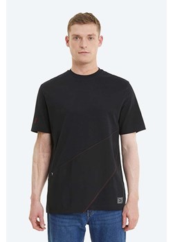 Puma t-shirt bawełniany kolor czarny gładki 530245.60-CZARNY ze sklepu PRM w kategorii T-shirty męskie - zdjęcie 161397353