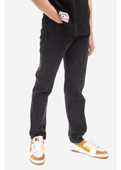 Wood Wood jeansy bawełniane Sol Rigid Denim Slim Fit 12235803.7051-BLACK ze sklepu PRM w kategorii Jeansy męskie - zdjęcie 161397900