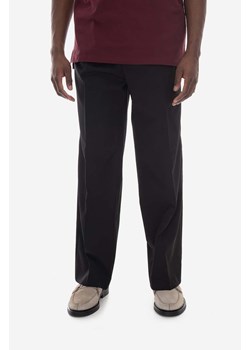 Han Kjøbenhavn spodnie z wełną Boxy Suit Pants kolor czarny proste M.131132-BLACK ze sklepu PRM w kategorii Spodnie męskie - zdjęcie 161398002