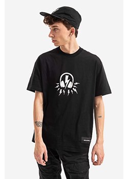 Neil Barett t-shirt bawełniany Easy kolor czarny z nadrukiem BJT075S.S562S.524-CZARNY ze sklepu PRM w kategorii T-shirty męskie - zdjęcie 161398111