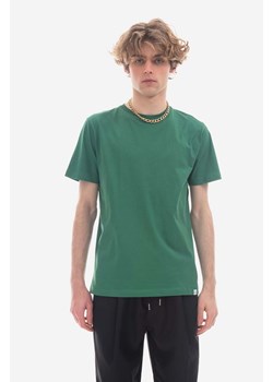 Norse Projects t-shirt bawełniany Niels Standard kolor zielony gładki N01.0559.8082-8082 ze sklepu PRM w kategorii T-shirty męskie - zdjęcie 161398113