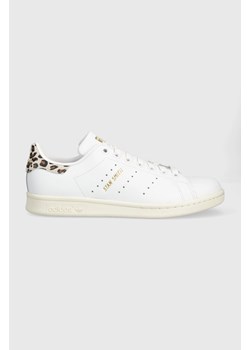 adidas Originals sneakersy skórzane Stan Smith kolor biały IE4634 ze sklepu PRM w kategorii Buty sportowe damskie - zdjęcie 161398423