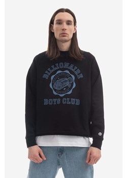 Billionaire Boys Club bluza bawełniana męska kolor czarny z nadrukiem B22423-BLACK ze sklepu PRM w kategorii Bluzy męskie - zdjęcie 161398550