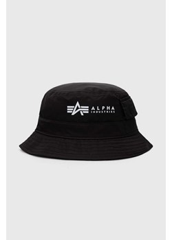 Alpha Industries kapelusz kolor czarny 116911.03-Black ze sklepu PRM w kategorii Kapelusze damskie - zdjęcie 161399511
