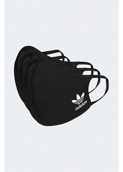adidas Originals maseczka ochronna Face Covers M/L 3-pack HB7851-CZARNY ze sklepu PRM w kategorii Maseczki ochronne - zdjęcie 161399802