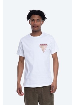 Maharishi t-shirt bawełniany kolor biały wzorzysty 6300.WHITE-WHITE ze sklepu PRM w kategorii T-shirty męskie - zdjęcie 161400270