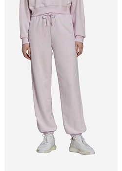 adidas Originals spodnie dresowe kolor fioletowy HU1621-FIOLETOWY ze sklepu PRM w kategorii Spodnie damskie - zdjęcie 161400274