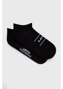 Levi's Skarpetki (2-pack) kolor czarny 37157.0642-black ze sklepu PRM w kategorii Skarpetki damskie - zdjęcie 161400361