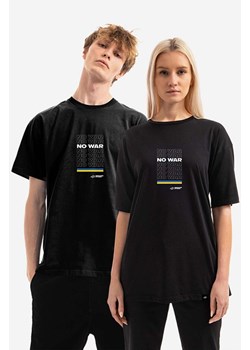 SneakerStudio t-shirt bawełniany x No War kolor czarny gładki SS.UA.NO.WAR.2-CZARNY ze sklepu PRM w kategorii T-shirty męskie - zdjęcie 161401211