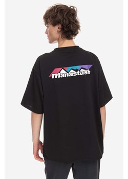 Manastash t-shirt kolor czarny z nadrukiem 7923134048-10 ze sklepu PRM w kategorii T-shirty męskie - zdjęcie 161401212