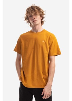 Wood Wood t-shirt bawełniany Sami Classic T-shirt kolor pomarańczowy gładki 12235721.2491-DARKORA ze sklepu PRM w kategorii T-shirty męskie - zdjęcie 161401371