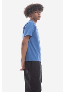 Ader Error t-shirt męski kolor niebieski z aplikacją BMADSSTS0101BL-BL ze sklepu PRM w kategorii T-shirty męskie - zdjęcie 161401400