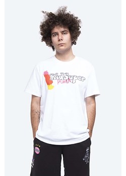 Puma t-shirt bawełniany x Kidsuper Studio kolor biały z nadrukiem 530410.02-BIAlY ze sklepu PRM w kategorii T-shirty męskie - zdjęcie 161401503