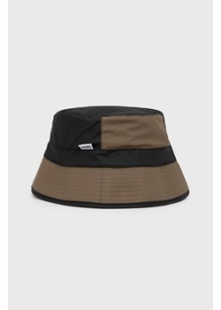 Rains kapelusz 20010 Bucket Hat kolor brązowy 20010.55-55.Black.W ze sklepu PRM w kategorii Kapelusze damskie - zdjęcie 161401574