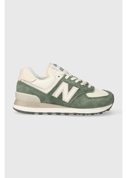 New Balance sneakersy 574 kolor zielony ze sklepu PRM w kategorii Buty sportowe damskie - zdjęcie 161402030