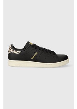 adidas Originals sneakersy skórzane Stan Smith IE4633 kolor czarny ze sklepu PRM w kategorii Buty sportowe damskie - zdjęcie 161402031
