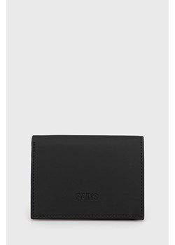 Rains portfel 16020 Folded Wallet kolor czarny 16020.01-01.Black ze sklepu PRM w kategorii Portfele męskie - zdjęcie 161403082