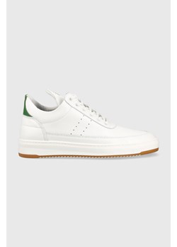 Filling Pieces sneakersy skórzane Low Top Bianco kolor biały 10127791926 10127791926-Green ze sklepu PRM w kategorii Buty sportowe damskie - zdjęcie 161403183