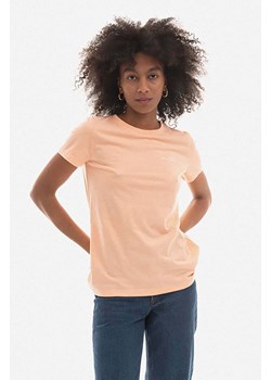 A.P.C. t-shirt damski kolor beżowy COEVS.F26012-PEACHHEATH ze sklepu PRM w kategorii Bluzki damskie - zdjęcie 161405002
