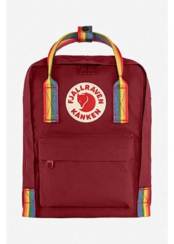 Fjallraven plecak Kånken Rainbow Mini kolor czerwony mały gładki F23621.326.907 ze sklepu PRM w kategorii Plecaki - zdjęcie 161406211